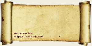 Jana Zimonjić vizit kartica